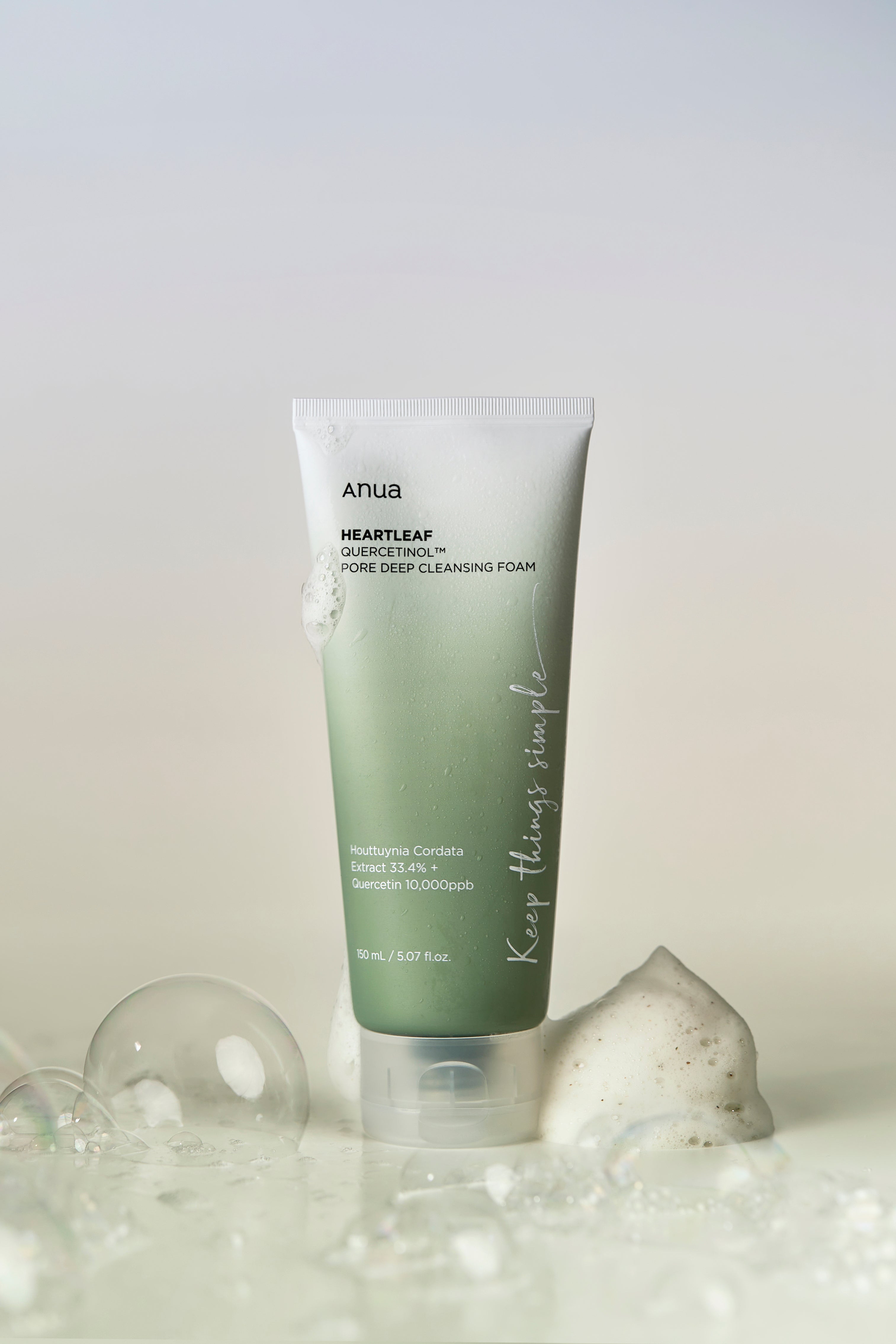 Anua - Heartleaf Quercetinol Pore Deep Cleansing Foam 150ml